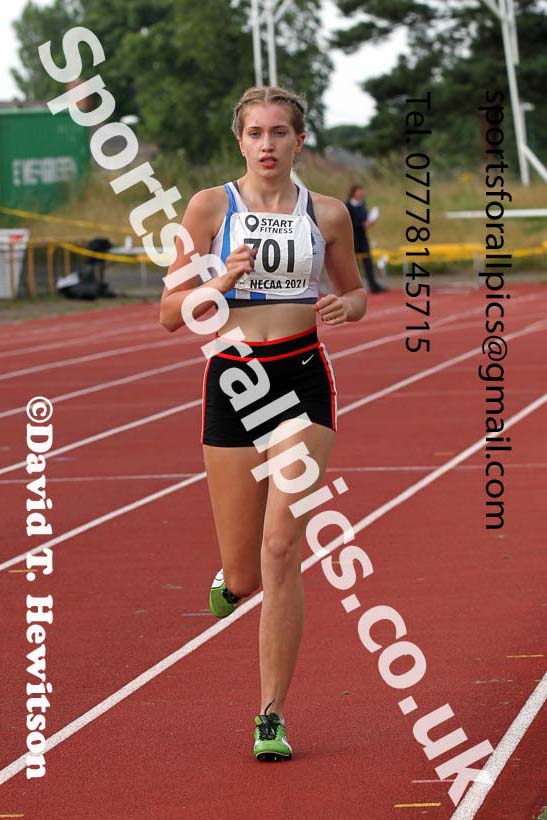 800 metres, 2021 North East Grand Prix 6, Monkton, Wednesday, August 4th. Photo: David T. Hewitson/Sports for All Pics